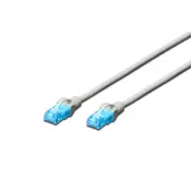 CAT 5e U-UTP patch cord, Cu, PVC AWG 26/7, length 10 m, color grey