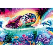Schmidt - Puzzle Sheena Pike: Neon turtle - 1 000 dijelova