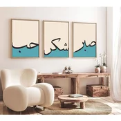 Uramljena slika Wallity Huhu155, 35x50 cm, 3 dijela