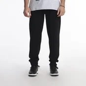 Slazenger Muški donji deo trenerke Logo cuffed pants, Crni