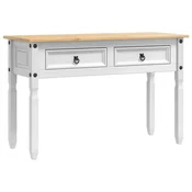 Konacna Stolic s ladicama Corona Bijelo 115 x 46 x 73 cm