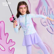 Watertime Dvodelni kupaci kostim za devojcice, Plavo-ljubicasti
