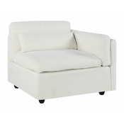 Modularna fotelja Riverton 715 Bijela, 82x103x100cm, Tkanina, GambeNoge: Plasticne