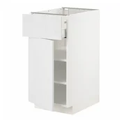 METOD / MAXIMERA Podni element s fiokom/vratima, bela/Stensund bela, 40x60 cm