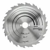 BOSCH List kružne testere Speedline Wood 165 x 20;16 x 1.7 mm. 24