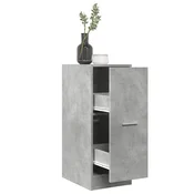 Ormaric za lijekove boja betona 30x41x77,5 cm konstruirano drvo