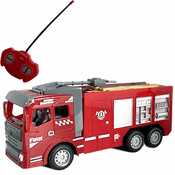 RC gasilsko vozilo na daljinsko upravljanje s svetlobnimi učinki v merilu 1/30