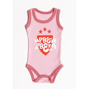 Bodi atlet crvena zvezda roze velicina 62 ( 3125-24r.62 )