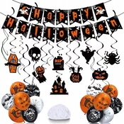 Korbi Halloween Girlanda 41 kos Set - Dekoracija Baloni