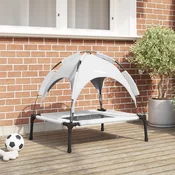 Krevet za psa Srebrno Siva 76 x 62 x 70,5 cm Celik