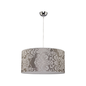 Duolla - Viseci luster na sajli ALTO 1xE27/40W/230V, precnik 45 cm, srebrna