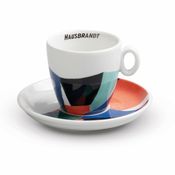 Skodelica in krožniček Hausbrandt Coffee Art Cappuccino 160 ml