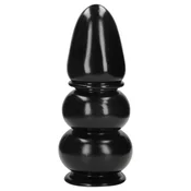 Ouch! Ultra Collosus - ekstra velik analni čep (črn) - 33 cm