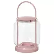 TOFSAND Fenjer za cajnu svecicu,unutra/spo, roze, 21 cm