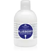 Kallos Cosmetics Blueberry obnovitveni šampon za suhe in poškodovane lase 1000 ml za ženske