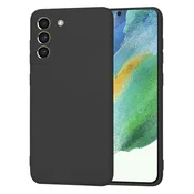 Silikonski ovitek Techsuit SoftFlex za Samsung Galaxy S21 FE 5G - črn