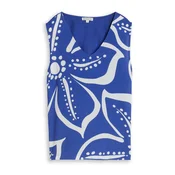 TOM TAILOR Top  kraljevo modra / bela