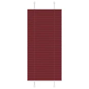 Plisirana zavjesa Bordo crvena 65x150 cm Širina tkanine 64,4 cm Poliester