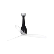 FARO 32002 - Stropni ventilator ETERFAN črna/prozorna