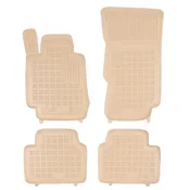 Rubber car mats Alfa Romeo Giulia 2016- (4x4 version, beige)