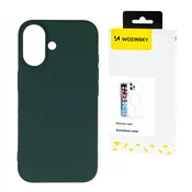 WOZINSKY Silikonska torbica za Samsung Galaxy S24 FE Silicone Case - zelena