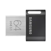 Samsung 64GB USB flash drive, USB 3.1, FIT Plus Black ( MUF-64AB/APC )