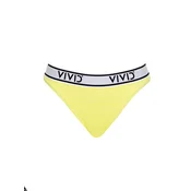 VIVID Bikini hlačke Mix&Match limona/črna/bela