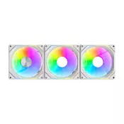 darkFlash Računalniški ventilatorji Darkflash Gauss G24 3-v-1 (beli)