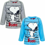 Snoopy MAJICA Z DOLGIMI ROKAVI Snoopy, siva, 80