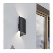 Eglo 902023 - LED zunanja stenska svetilka MONTARELLO 2xLED/4W/230V IP44 črna