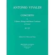 VIVALDI:CONCERTO FOR 2 OBOES,STRINGS AND BASSO CONTINUO PIANO REDUCTION