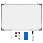 shumee Magnetna piši-briši tabla bela 60x40 cm jeklo