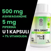 100% SMART ASHWAGANDHA 60 CAPSULES