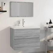 Set kupaonskog namještaja boja hrasta sonome konstruirano drvo