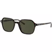 Ray-Ban Suncane naocale JOHN, tamno smeda / hrdavo smeda / bijela