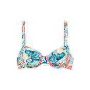 VENICE BEACH Bikini zgornji del Wire-Top Caru Venice Beach bež/svetlo modra/oranžna