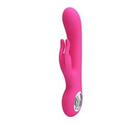 Pretty Love Carina Vibrator, 7 modova vibracije, 2 motora, 19 cm, Roze