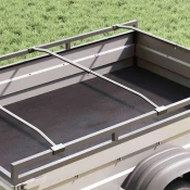 vidaXL primeren za ravno tarpaulinsko zaponko 3 pcs srebrna 130-210 cm