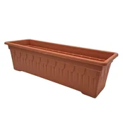 Balkonski zaboj 80 cm TERRACOTTA svetlo rjave barve