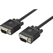 Digitus Digitus VGA Priključni kabel [1x 15-polni moški konektor D-SUB - 1x 15-polni moški konektor D-SUB] 3 m Črna
