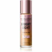 Makeup Revolution Bright Light svjetlucavi fluid za toniranje nijansa Radiance Tan 23 ml