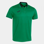 Joma Championship VI Short Sleeve Polo Green Black