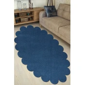Conceptum Hypnose Tepih Ellipse Daisy, 80x120 cm, Teget