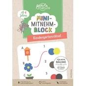 Mini-Mitnehm-Block Kindergartenrätsel