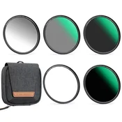 K&F 58MM, Magnetic 5pcs Filter Kit,GND8+ND8+ND64+ND1000+Magnetic Adapter Ring
