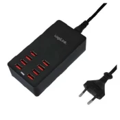 LogiLink PA0140 PA0140 USB stanica za punjenje Uticnica Izlazna struja maks. 8800 mA 8 x USB Automatska detekcija
