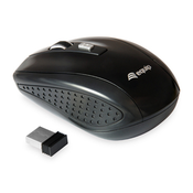 Equip Lifebrezžična optična miška, črna (245104)