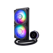 COOLER MASTER Vodni hladilnik CPU Cooler Master Masterliquid Pl240 Flux Rgb 240 mm črn, (21408627)