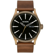 Nixon The Sentry Leather brass / black / brown Gr. Uni