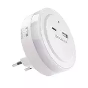 Nočna lučka 3 LED 230V s fotosenzorjem